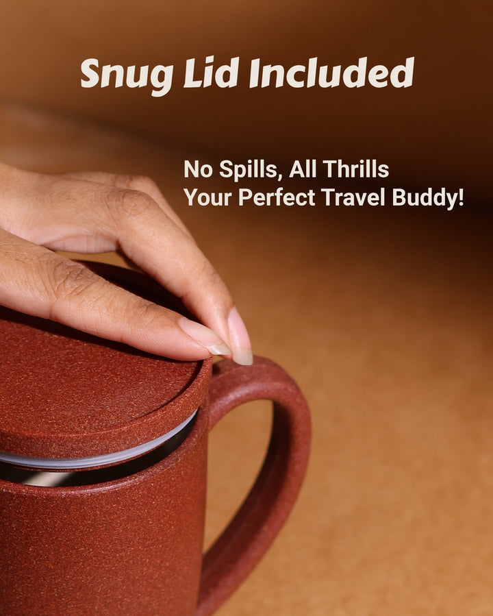 #mae_m1# - #mae.in# - #m1# - #mae# - #mug# - #made - of earth# - Rice Husk Mug -
